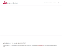 Tablet Screenshot of lindholmcentret.dk